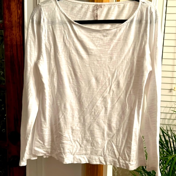 Banana Republic white long sleeves sz M like new - Picture 1 of 3